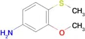 3-METHOXY-4-(METHYLSULFANYL)ANILINE