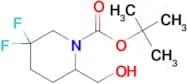 TERT-BUTYL 5,5-DIFLUORO-2-(HYDROXYMETHYL)PIPERIDINE-1-CARBOXYLATE