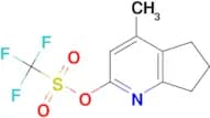 4-METHYL-6,7-DIHYDRO-5H-CYCLOPENTA[B]PYRIDIN-2-YL TRIFLUOROMETHANESULFONATE