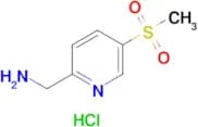 ([5-(METHYLSULFONYL)PYRIDIN-2-YL]METHYL)AMINE HCL
