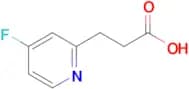 3-(4-FLUOROPYRIDIN-2-YL)PROPANOIC ACID