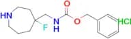 BENZYL ((4-FLUOROAZEPAN-4-YL)METHYL)CARBAMATE HCL