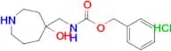BENZYL ((4-HYDROXYAZEPAN-4-YL)METHYL)CARBAMATE HCL
