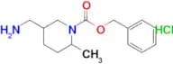 BENZYL 5-(AMINOMETHYL)-2-METHYLPIPERIDINE-1-CARBOXYLATE HCL