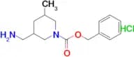 BENZYL 3-(AMINOMETHYL)-5-METHYLPIPERIDINE-1-CARBOXYLATE HCL