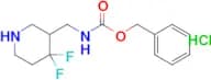 BENZYL ((4,4-DIFLUOROPIPERIDIN-3-YL)METHYL)CARBAMATE HCL