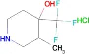 3-METHYL-4-(TRIFLUOROMETHYL)PIPERIDIN-4-OL HCL