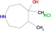 4,5-DIMETHYLAZEPAN-4-OL HCL