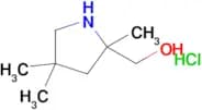 (2,4,4-TRIMETHYLPYRROLIDIN-2-YL)METHANOL HCL
