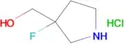 (3-FLUOROPYRROLIDIN-3-YL)METHANOL HCL