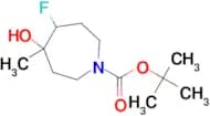 TERT-BUTYL 5-FLUORO-4-HYDROXY-4-METHYLAZEPANE-1-CARBOXYLATE