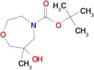 TERT-BUTYL 6-HYDROXY-6-METHYL-1,4-OXAZEPANE-4-CARBOXYLATE