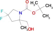 TERT-BUTYL 4,4-DIFLUORO-2-(HYDROXYMETHYL)-2-METHYLPYRROLIDINE-1-CARBOXYLATE