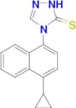 4-(4-CYCLOPROPYLNAPHTHALEN-1-YL)-1H-1,2,4-TRIAZOLE-5(4H)-THIONE