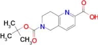 6-(TERT-BUTOXYCARBONYL)-5,6,7,8-TETRAHYDRO-1,6-NAPHTHYRIDINE-2-CARBOXYLIC ACID