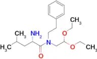 (2S)-2-AMINO-N-(2,2-DIETHOXYETHYL)-4-METHYL-N-(2-PHENYLETHYL)-PENTANAMIDE