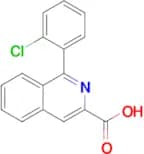 1-(2-CHLOROPHENYL)ISOQUINOLINE-3-CARBOXYLIC ACID