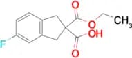 2-(ETHOXYCARBONYL)-5-FLUORO-2,3-DIHYDRO-1H-INDENE-2-CARBOXYLIC ACID