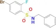 N-BENZYL-4-BROMO-2-FLUOROBENZENESULFONAMIDE