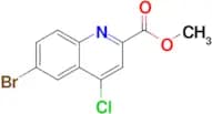 METHYL 6-BROMO-4-CHLOROQUINOLINE-2-CARBOXYLATE