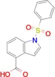 1-BENZENESULFONYL-1H-INDOLE-4-CARBOXYLIC ACID