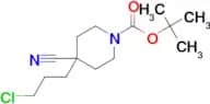 4-(3-CHLORO-PROPYL)-4-CYANO-PIPERIDINE-1-CARBOXYLIC ACID TERT-BUTYL ESTER