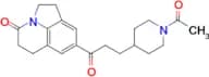 8-[3-(1-ACETYL-PIPERIDIN-4-YL)-PROPIONYL]-1,2,5,6-TETRAHYDRO-PYRROLO[3,2,1-IJ]QUINOLIN-4-ONE