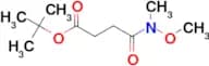 N-METHOXY-N-METHYL-SUCCINAMIC ACID TERT-BUTYL ESTER