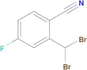 2-(DIBROMOMETHYL)-4-FLUOROBENZONITRILE