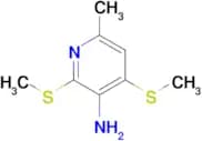 6-METHYL-2,4-BIS-METHYLSULFANYLPYRIDIN-3-YLAMINE
