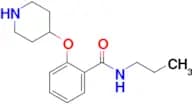 2-(4-PIPERIDINYLOXY)-N-PROPYLBENZAMIDE