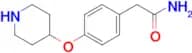 2-(4-(PIPERIDIN-4-YLOXY)PHENYL)ACETAMIDE