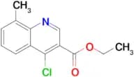 ETHYL 4-CHLORO-8-METHYLQUINOLINE-3-CARBOXYLATE