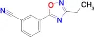 3-(3-ETHYL-1,2,4-OXADIAZOL-5-YL)BENZONITRILE