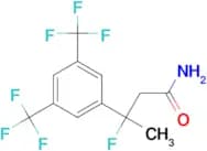 3-(3,5-BIS-TRIFLUOROMETHYL-PHENYL)-3-FLUORO-BUTYRAMIDE