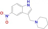 3-(1-PIPERIDINYLMETHYL)-5-NITRO-1H-INDOLE