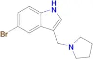 5-BROMO-3-(PYRROLIDIN-1-YLMETHYL)-1H-INDOLE