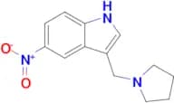 5-NITRO-3-(PYRROLIDIN-1-YLMETHYL)-1H-INDOLE
