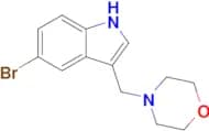 4-((5-BROMO-1H-INDOL-3-YL)METHYL)MORPHOLINE
