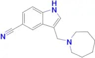 3-(AZEPAN-1-YLMETHYL)-1H-INDOLE-5-CARBONITRILE