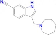 3-(Azepan-1-ylmethyl)-1H-indole-6-carbonitrile
