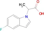 2-(5-FLUORO-1H-INDOL-1-YL)PROPANOIC ACID