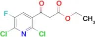 ETHYL 3-(2,6-DICHLORO-5-FLUOROPYRIDIN-3-YL)-3-OXOPROPANOATE