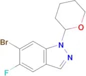 6-BROMO-5-FLUORO-1-(TETRAHYDRO-2H-PYRAN-2-YL)-1H-INDAZOLE