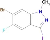 6-BROMO-5-FLUORO-3-IODO-1-METHYL-1H-INDAZOLE