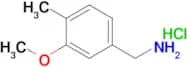 (3-METHOXY-4-METHYLPHENYL)METHANAMINE HCL