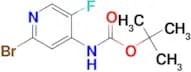TERT-BUTYL 2-BROMO-5-FLUOROPYRIDIN-4-YLCARBAMATE