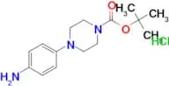 TERT-BUTYL 4-(4-AMINOPHENYL)PIPERAZINE-1-CARBOXYLATE HCL