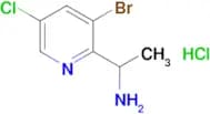 1-(3-BROMO-5-CHLOROPYRIDIN-2-YL)ETHANAMINE HCL