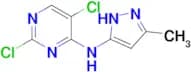2,5-DICHLORO-N-(5-METHYL-1H-PYRAZOL-3-YL)PYRIMIDIN-4-AMINE